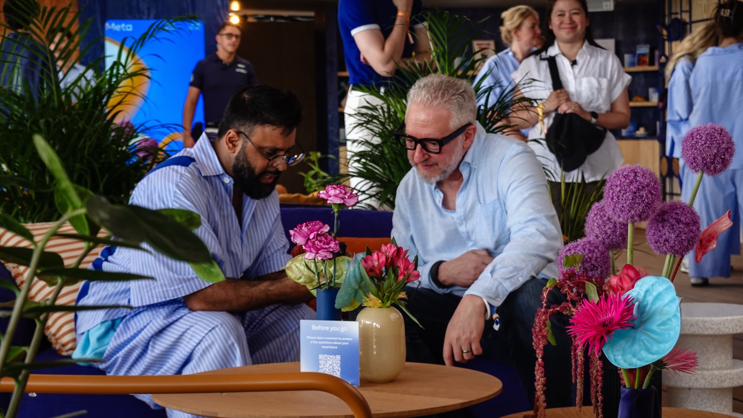 The nonplusultra team in action at Meta Beach, Cannes Lions 2026.